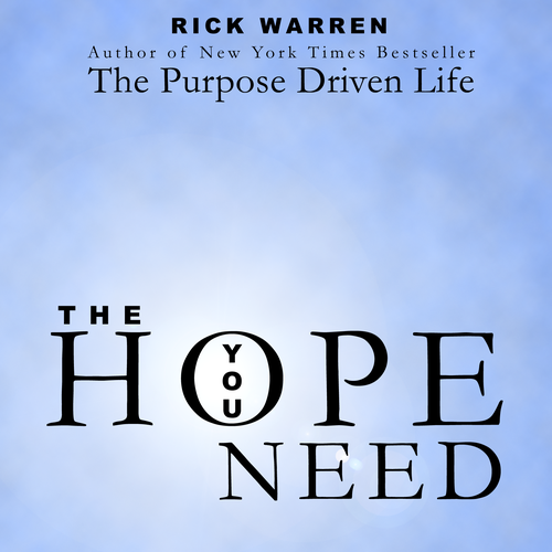Design Rick Warren's New Book Cover Design von novaspace