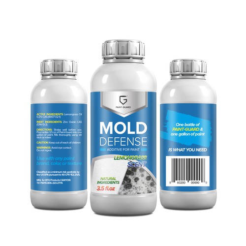 Paint Additive Label Redesigned for Store Shelves Design by creationMB