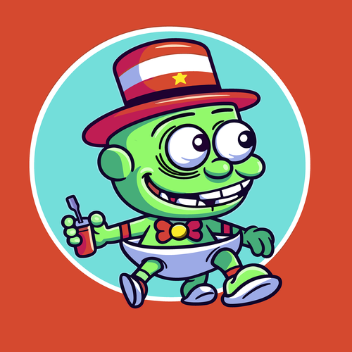 Mascot for Uranus Fudge Factory and General Store Design by Sign Relation