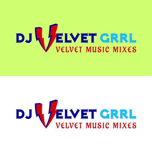 Help elevate my DJ brand! David Bowie inspired DJ Velvet Grrl wants your creative skill to help her take off! Design réalisé par Ḉvx ѦĮęxẑα ♥