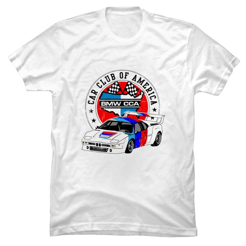 BMW Car Club of America Kid's T-Shirt Design Design by G.T NINE