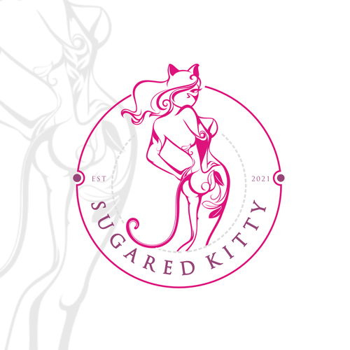 Design a SEXY kitty logo for a women's hair removal salon - Sugared Kitty - Studio Design by JDL's