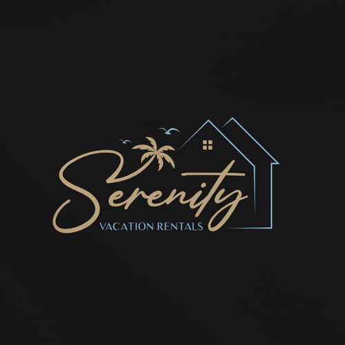New Vacation home rentals logo for our Airbnb! Design by Delmastd