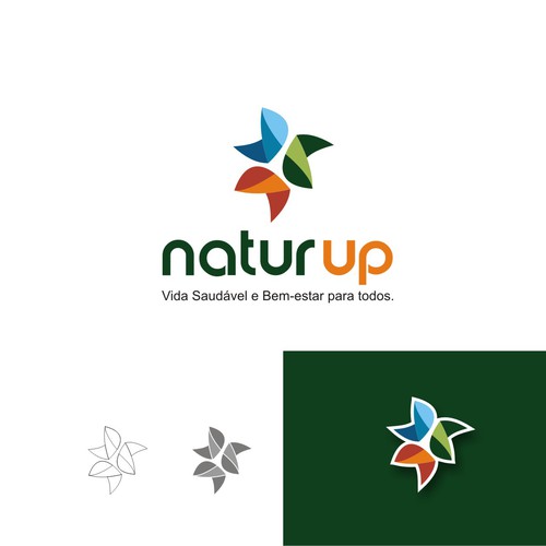 Natur Up - Nova loja de produtos naturais Design by weinedesign ⭐
