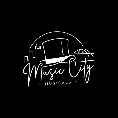 Kick-a$$ logo for musical theater incubator in Music City USA Design by VOLVE