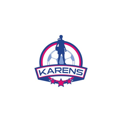 Fun creative logo for a teenage girls soccer team Design by gimb