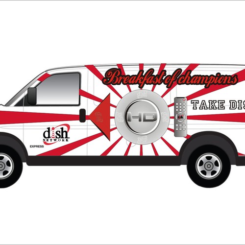 Diseño de V&S 002 ~ REDESIGN THE DISH NETWORK INSTALLATION FLEET de DreamPainter