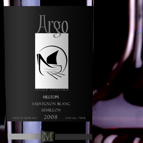 Sophisticated new wine label for premium brand Réalisé par mihaidorcu