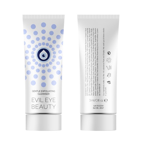 Evil Eye Beauty needs a fun & modern cosmetic tube designed. Design by bcra