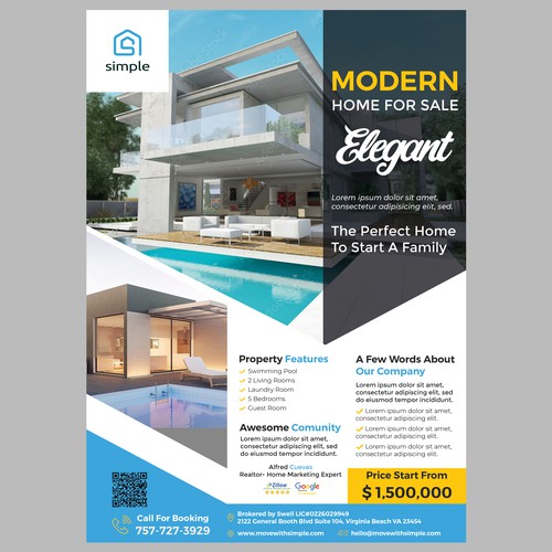 Designs | Eye catching real estate flyer | Postcard, flyer or print contest