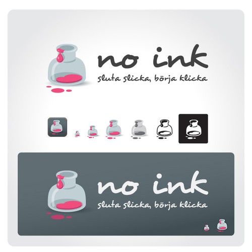 icon or button design for No Ink デザイン by RebDev