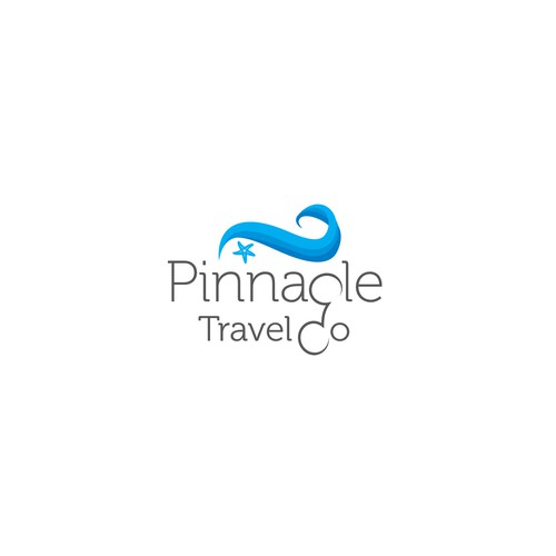 Clean, simple but powerful travel logo for luxury beach and Disney Design by FinD