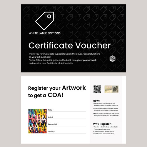 Certificate Voucher Design by Mah_Ari