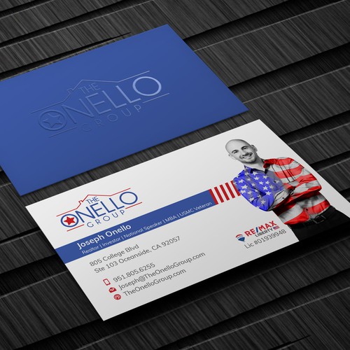 Military Real Estate Business Card Design by Xclusive16