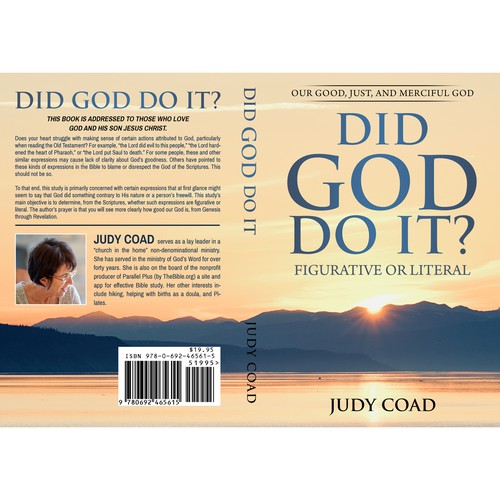 Design book cover and e-book cover  for book showing the goodness of God Design by TopHills