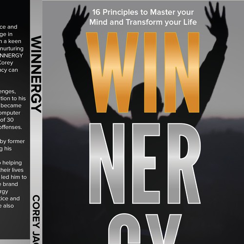 Design a sleek book cover for a man who wants to transform your mind and life! Design by DanielRW