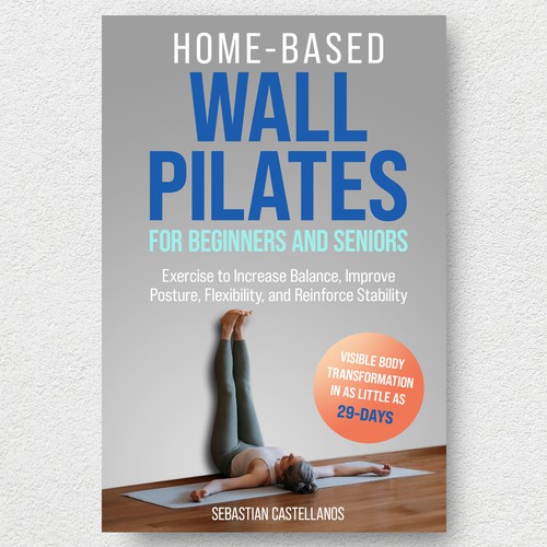 Wall pilates for beginners seniors and elderly cover Book