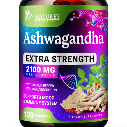 Ashwagandha Design Needed for Nature's Nutrition Design by Studio MH