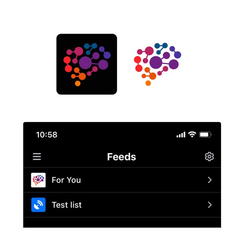 For You social media algorithm icon (app icon) Design by MarcMart7