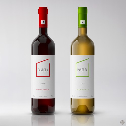 Design a Wine Label called 'Pandora' Réalisé par Lasko