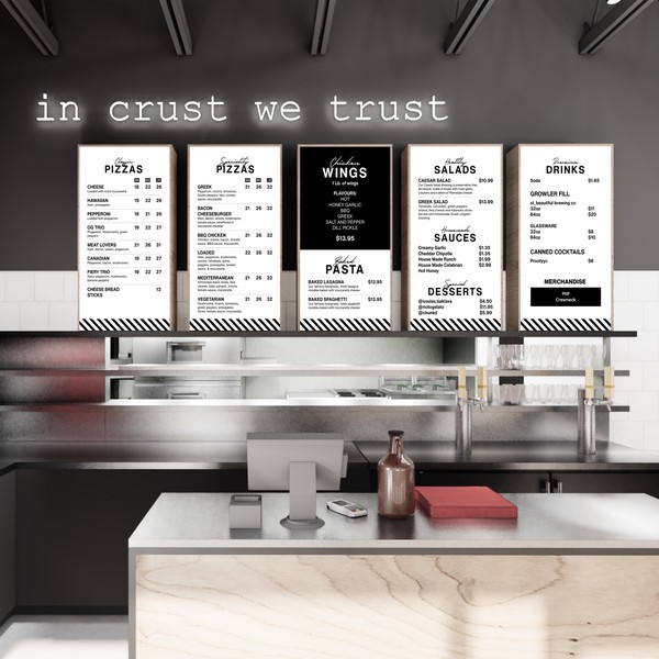 Menu Board Design Inspiration