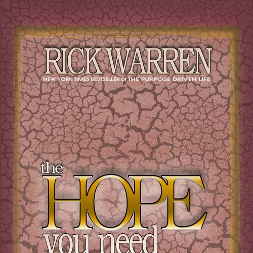 Design Rick Warren's New Book Cover Design réalisé par wordleman