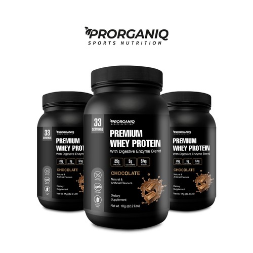 Design Need A Premium Label Design for Whey Protein Supplement di creationMB