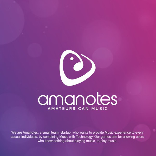 Design criado por AuraWijaya com o nome "Amanotes"