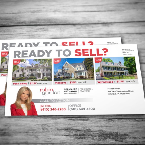 Postcard, flyer or print contest entry by Sketch Media™