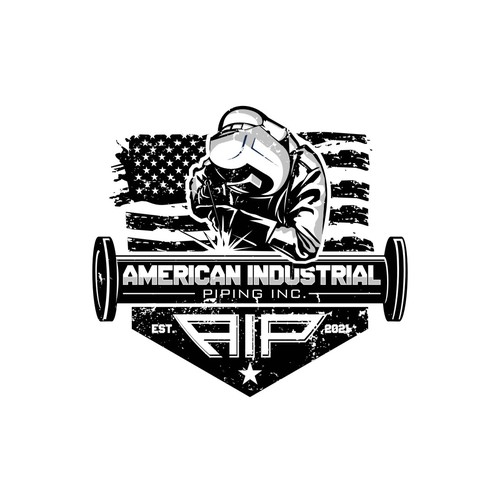Badass logo for welding/pipefitting company Design by CrimaDezignz®