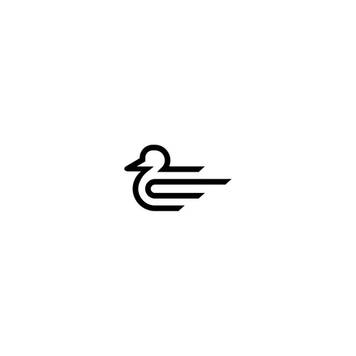 Modern duck logo for professional setting Design by @fakfokhufu