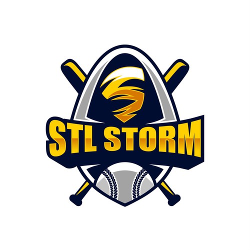 Youth Baseball Logo - STL Storm Diseño de jemma1949