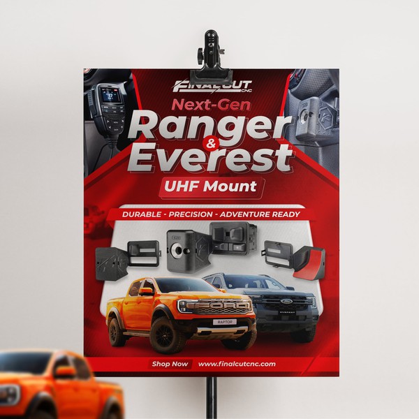 Final Cut CNC – Next-Gen Ranger/Everest UHF Mount Ad