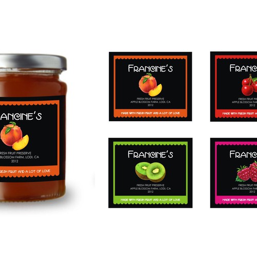 Love Jam? Live for fruity preserves? Design a Jam Label. Design by Magdalene