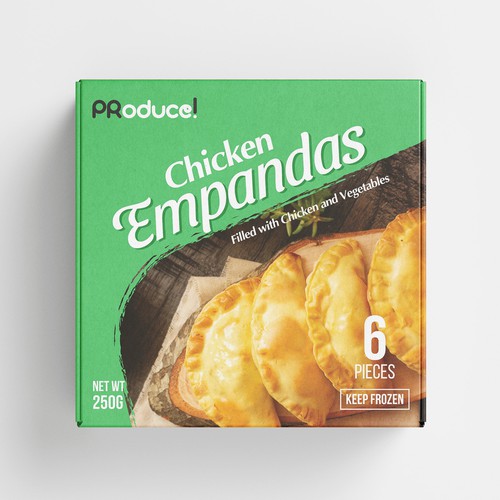 Empanada Box Design by DG[Graphix]