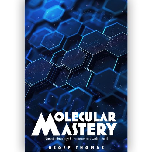 Create an eye-catching design for a first time author on the topic of nanotechnology. Design by RoundRectangles