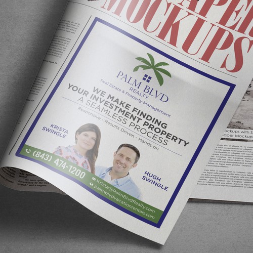 Newspaper Ad Design by Sketch Media™