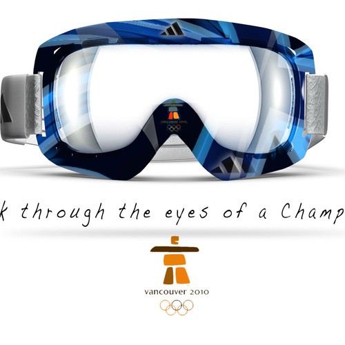 Design adidas goggles for Winter Olympics Ontwerp door eagleye