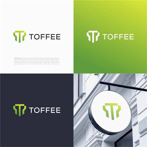 Design di modern fintech logo di sinajimasi