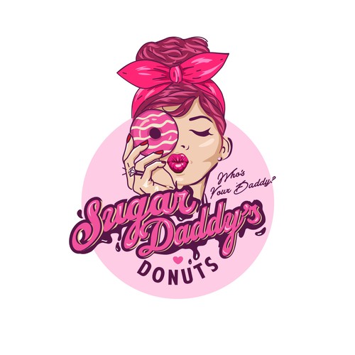 SUGAR DADDY DONUTS LOGO CONTEST Design by nindadian