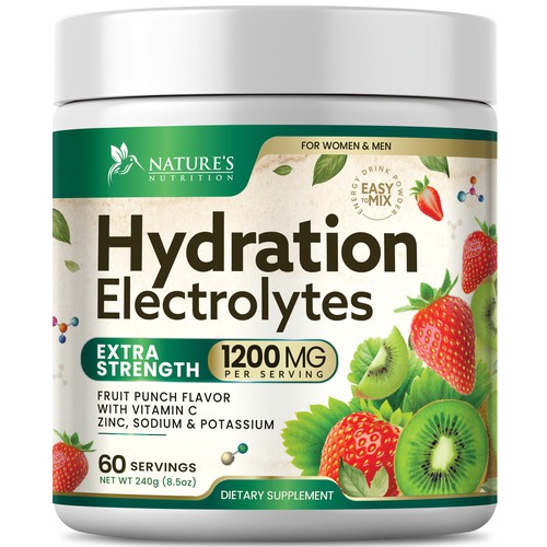 Hydration Electrolytes Design Needed for Nature's Nutrition Design by Black-Pepper
