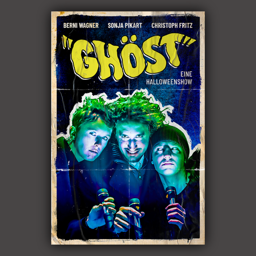 Poster for a Horror-Comedy Show Diseño de Alain Dourron