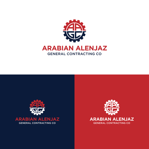 “Modern Industrial Logo for AAGC – Construction & Contracting Company” Design by WellYa