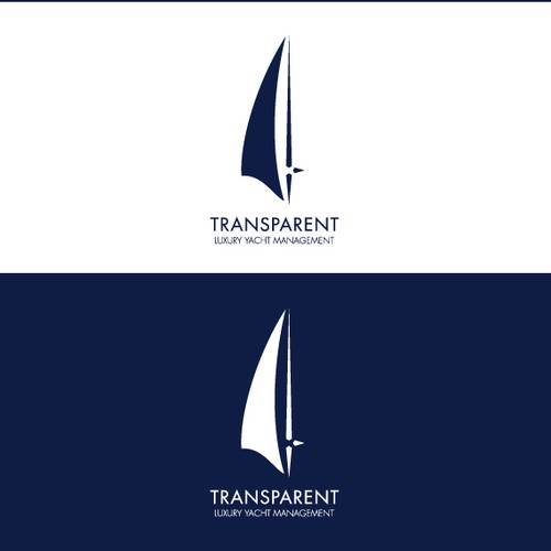 logo for TRANSPARENT Luxury Yacht Management Design by studioMK