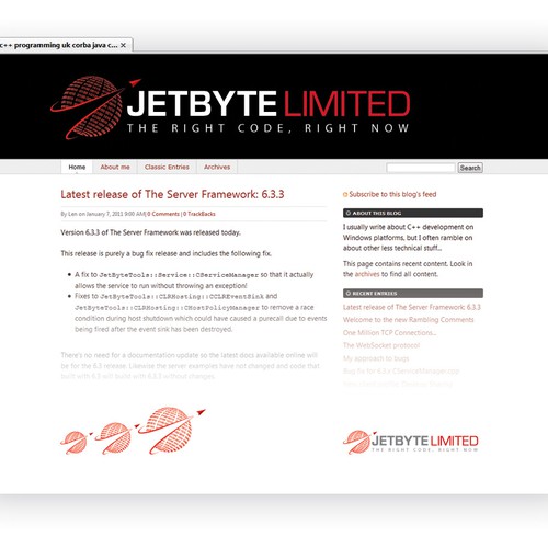 New logo required for JetByte.com Ontwerp door RGORG