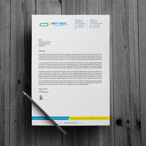 Implement the new logo on all our business papers Design réalisé par (VEER)