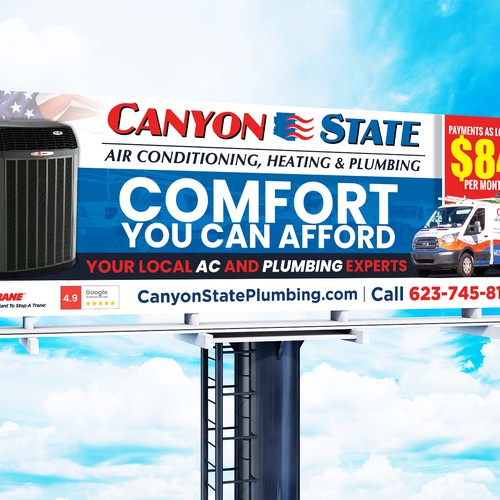 Design An Eye-Catching Billboard For An HVAC Company Design réalisé par GrApHiC cReAtIoN™