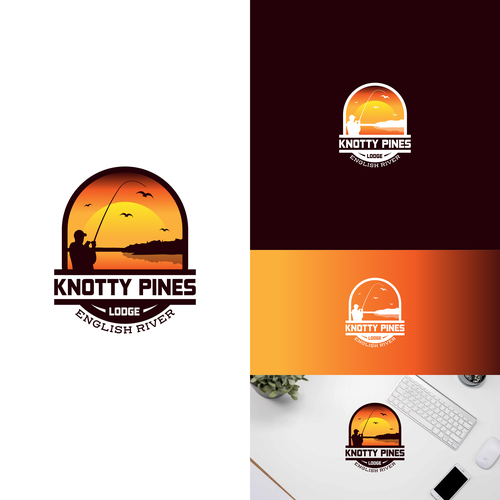 Design Knotty Pines Lodge por MotionPixelll™