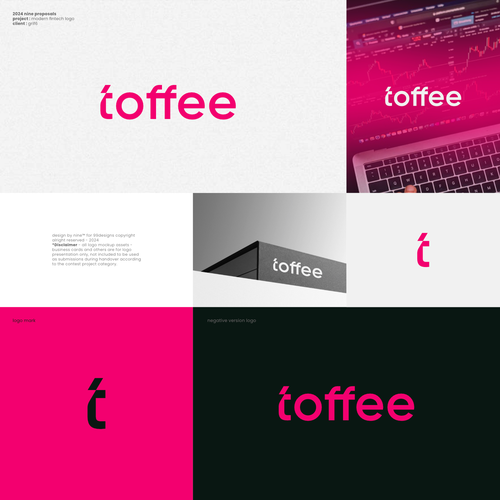 Design di modern fintech logo di Nine™
