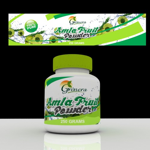 Amla Fruit Powder Label Design by Kumar_85